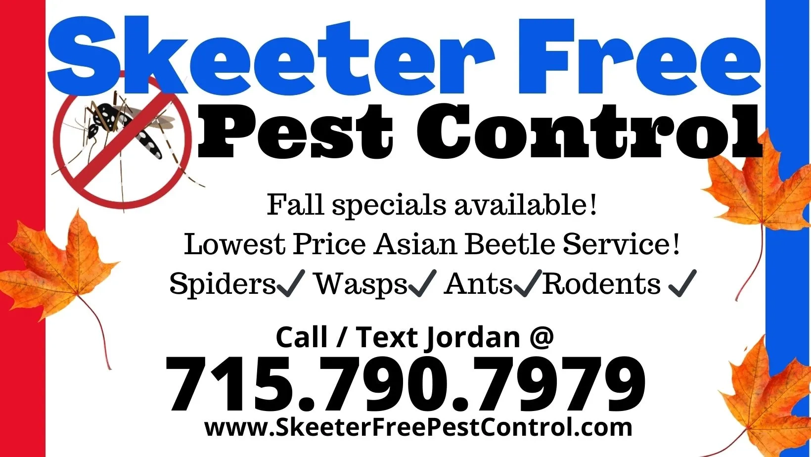 Skeeter Free Pest Control Logo