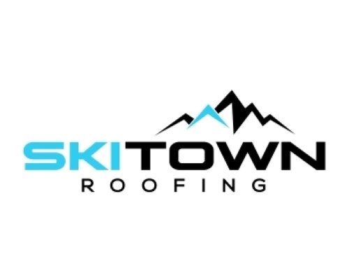 Ski Town Roofing Logo