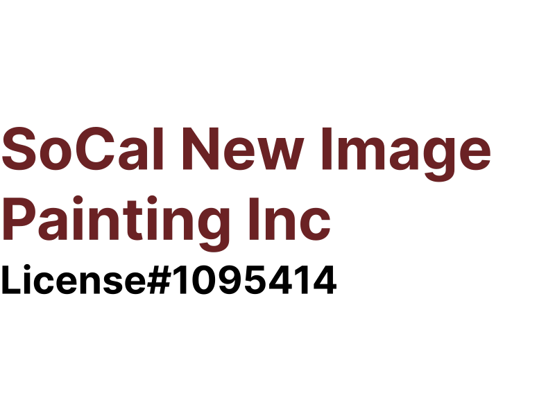 SoCal New Image Painting Inc Logo