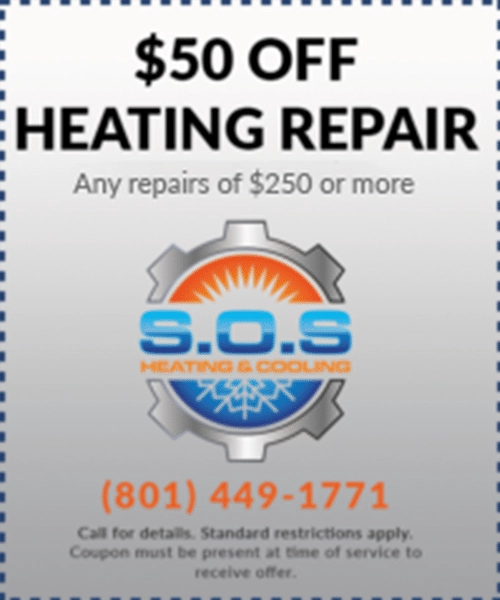 S.O.S. Heating & Cooling Logo