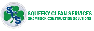 Squeeky Clean Services Inc & Shamrock Construction Solutions Logo