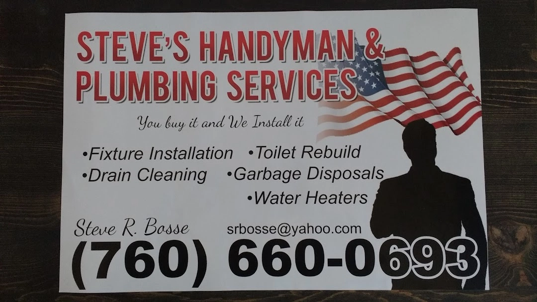 Steve's handyman and plumbing services Logo