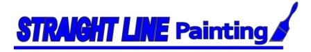 Straight Line Painting LLC Logo