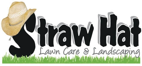 Straw Hat Lawn Care & Maintenance Logo