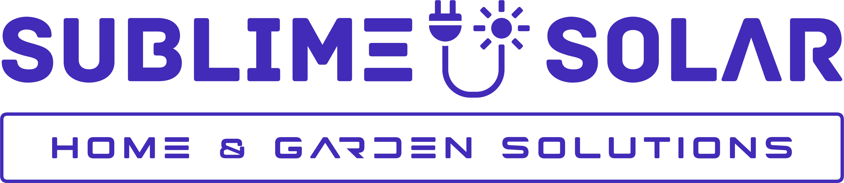 Sublime Solar Home & Garden Solutions Logo