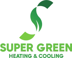 Super Green Heating & Cooling Logo