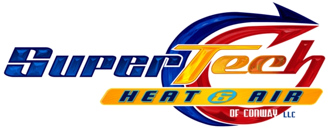 Super Tech Heat and Air Logo