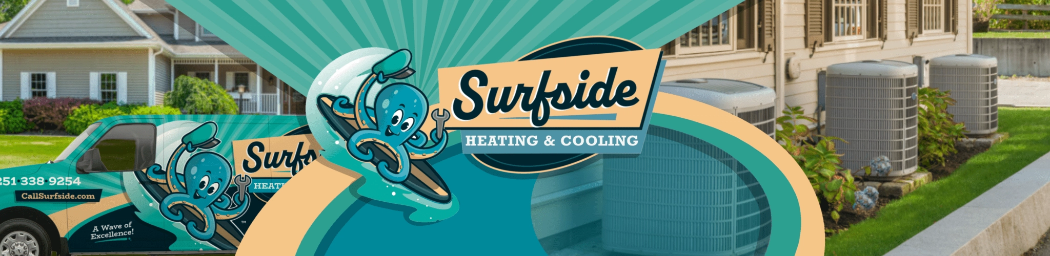 Surfside Heating & Cooling Logo