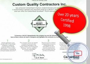 Syracuse Custom Quality Roofing Contractors Logo