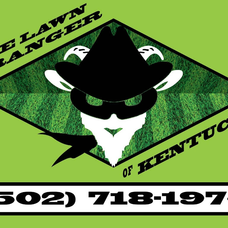 The Lawn Ranger of Kentucky Mowing Logo