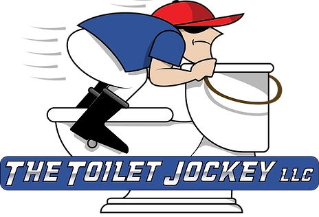 The Toilet Jockey Plumbing Logo