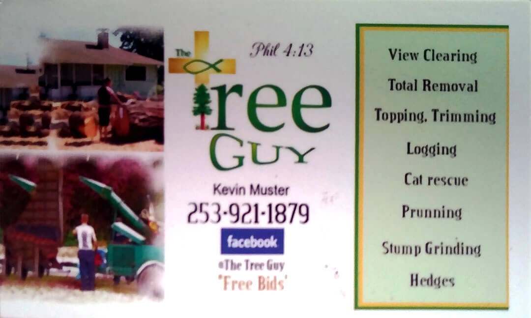 The Tree Guy | Stump Removal, Tree Storm Prevention, Tree Trimming in Tacoma WA Logo
