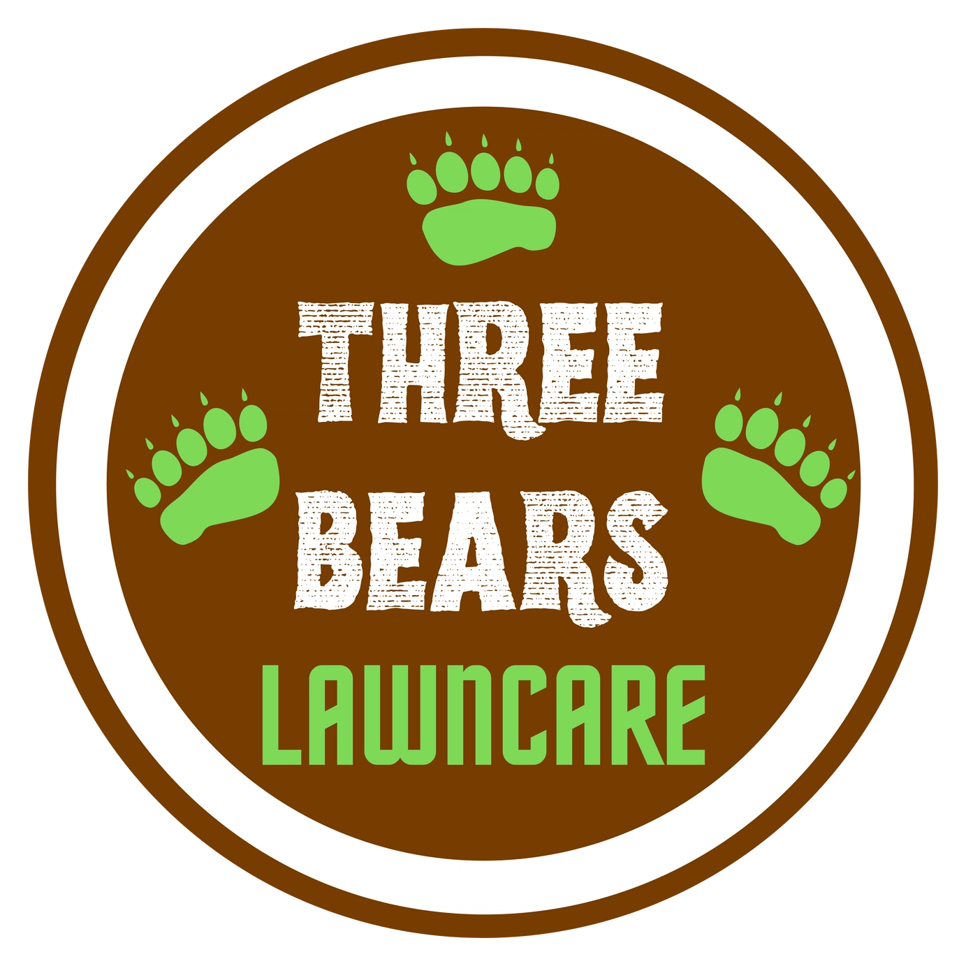 Three Bears Lawn Care Logo