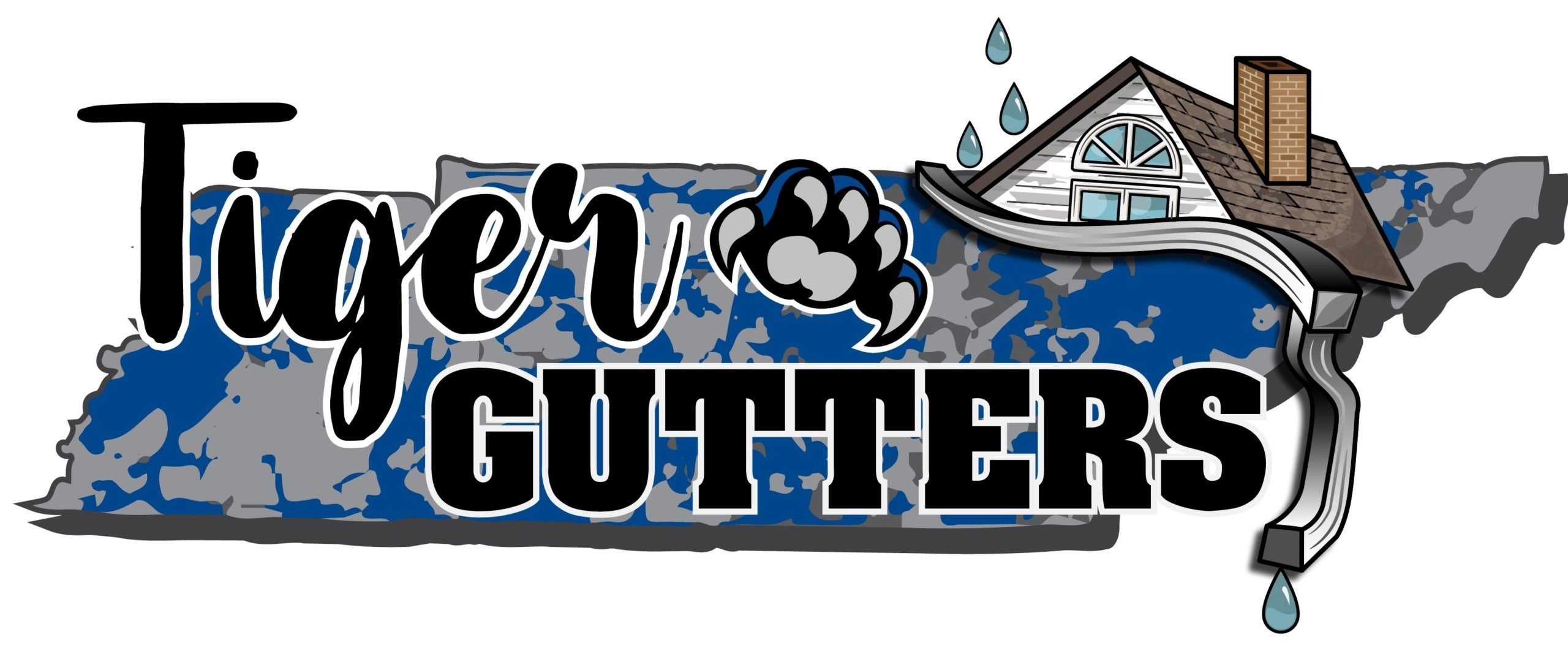 Tiger Gutters / Gutters Memphis TN Logo
