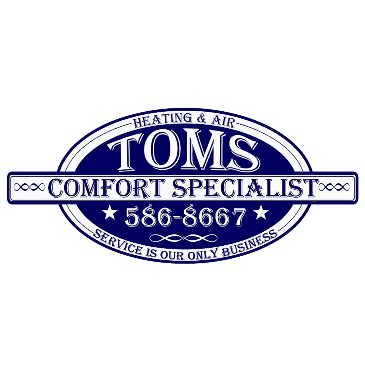 Toms Heating & Air Conditioning Logo