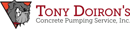 Tony Doiron's Concrete Pumping Service Logo