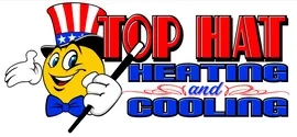 Top Hat Heating and Cooling Logo