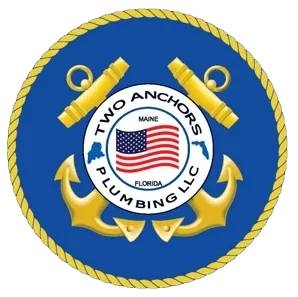 Two Anchors Plumbing Logo