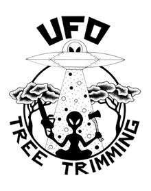 UFO Tree Trimming Logo
