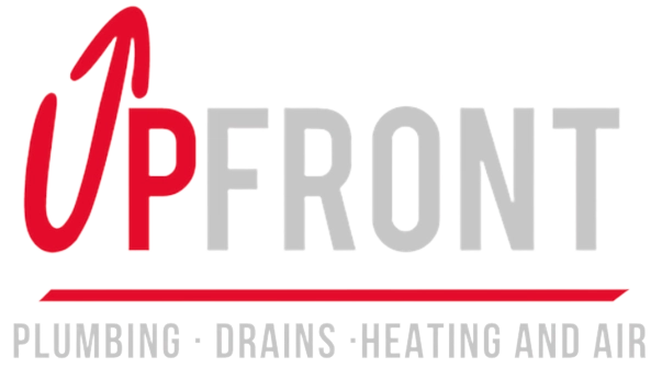 Upfront Plumbing Drains Heating and Air Logo