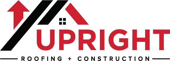 Upright Roofing and Construction Logo