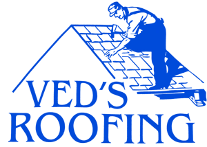 Ved's Roofing Logo