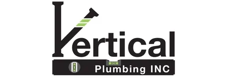 Vertical Plumbing drains and water heaters Logo