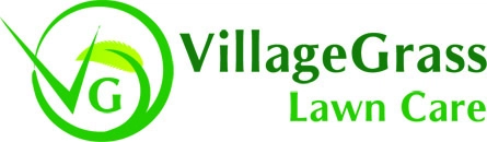 Village Grass Lawn Care Logo