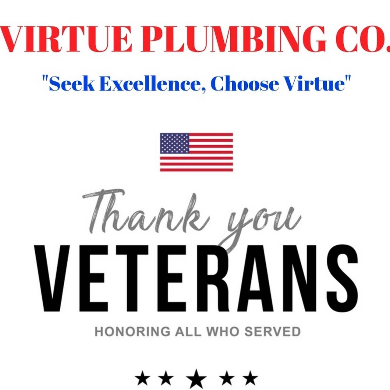 Virtue Plumbing Inc. Logo