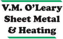 V.M. O'Leary Sheet Metal & Heating Logo