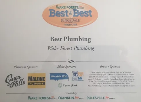 Wake Forest Plumbing Logo