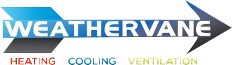 Weathervane Heating and Cooling Logo