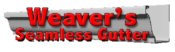 Weaver's Seamless Gutters Logo
