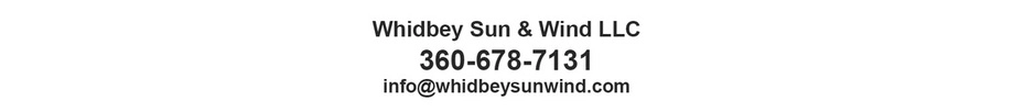 Whidbey Sun & Wind Logo
