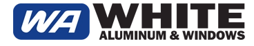 White Aluminum and Windows Logo