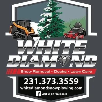 White Diamond Snow Plowing LLC Logo