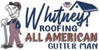 Whitney Roofing - All American Gutter Man Logo