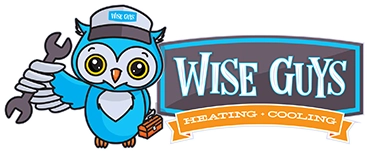 Wise Guys Heating & Cooling Logo