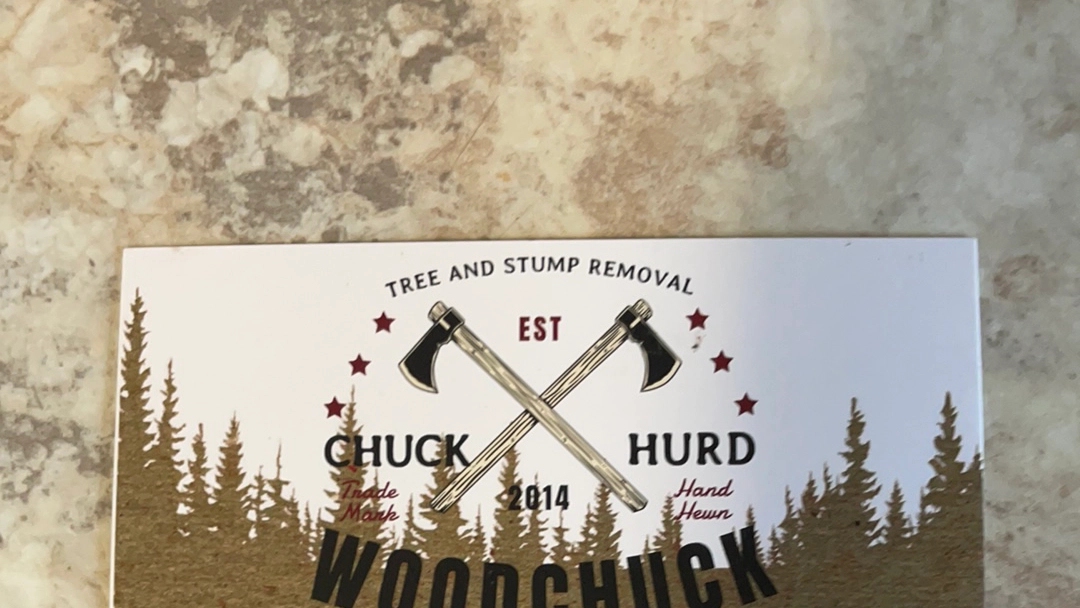 Woodchuck Tree and Stump Removal Logo