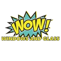 Wow Windows and Glass LLC. Logo