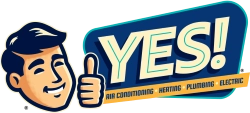 YES! Air Conditioning, Heating, Plumbing & Electric Logo