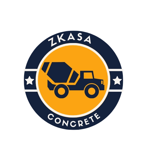 ZKASA Concrete Contractor Logo